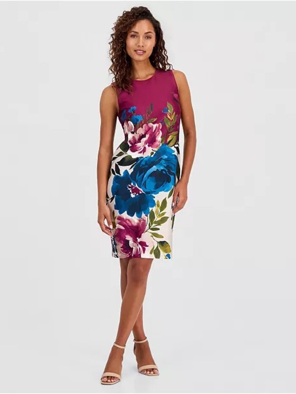 Anne Klein Women's Sheath Sleeveless Dress
